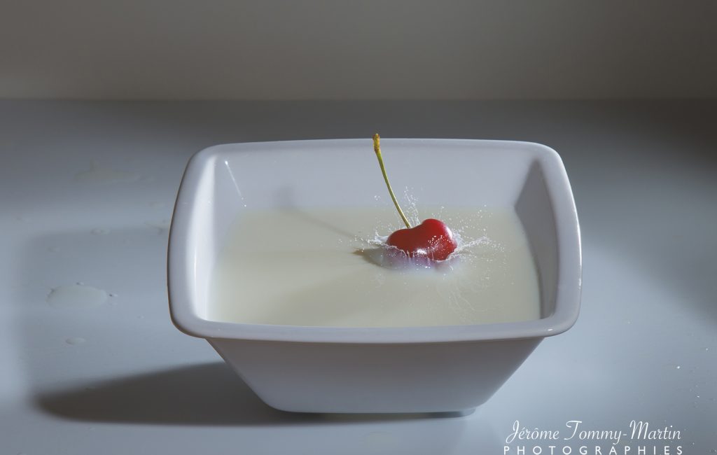 Haute vitesse : cerise et lait