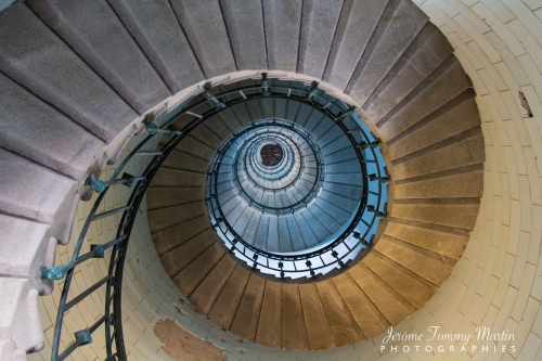 L'escalier du phare d'Eckmühl